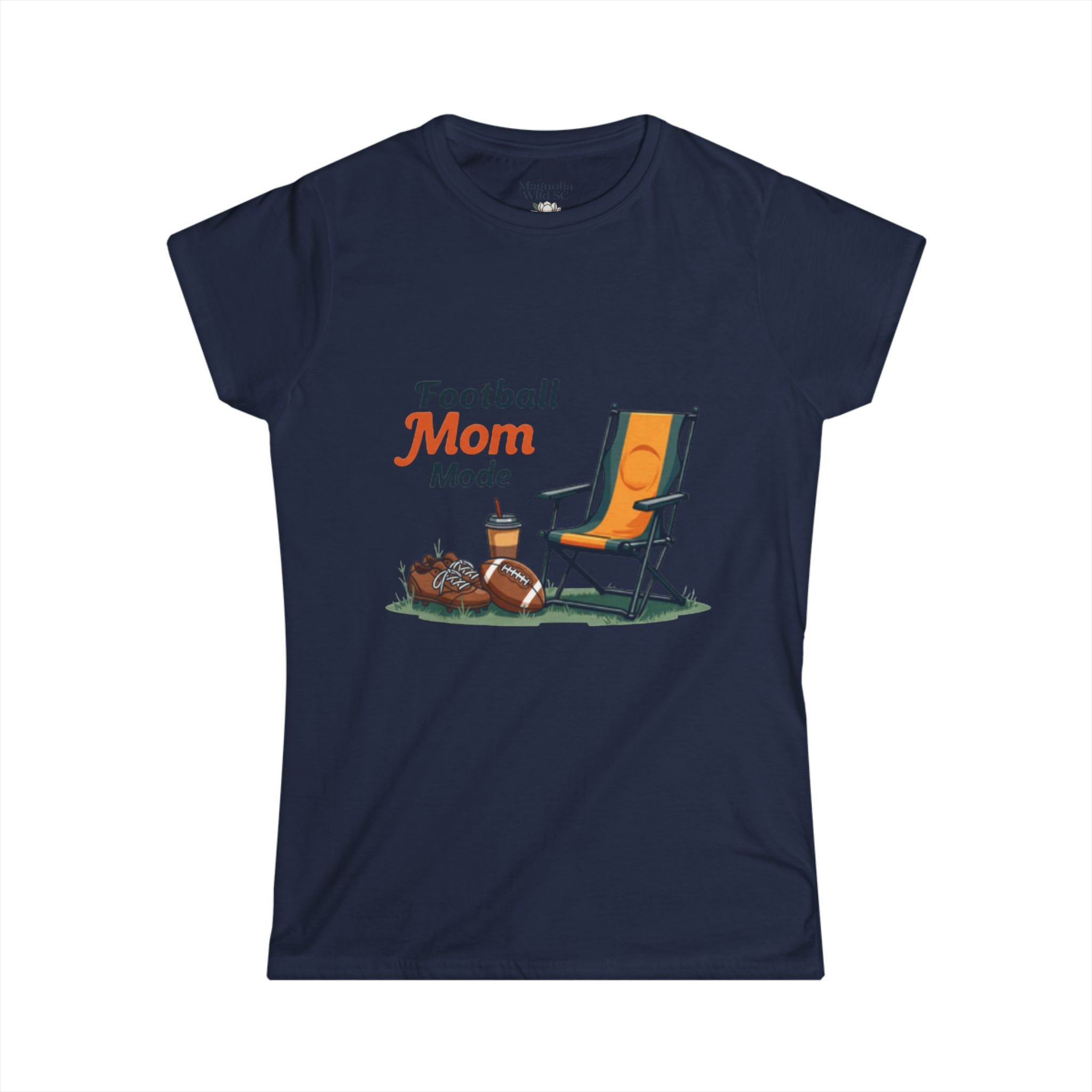 Football Mom Mode Tee - Magnolia Wild SC