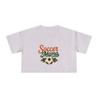Soccer Mama Crop Tee | Retro Soccer Graphic, Mom Sports Top - Magnolia Wild SC