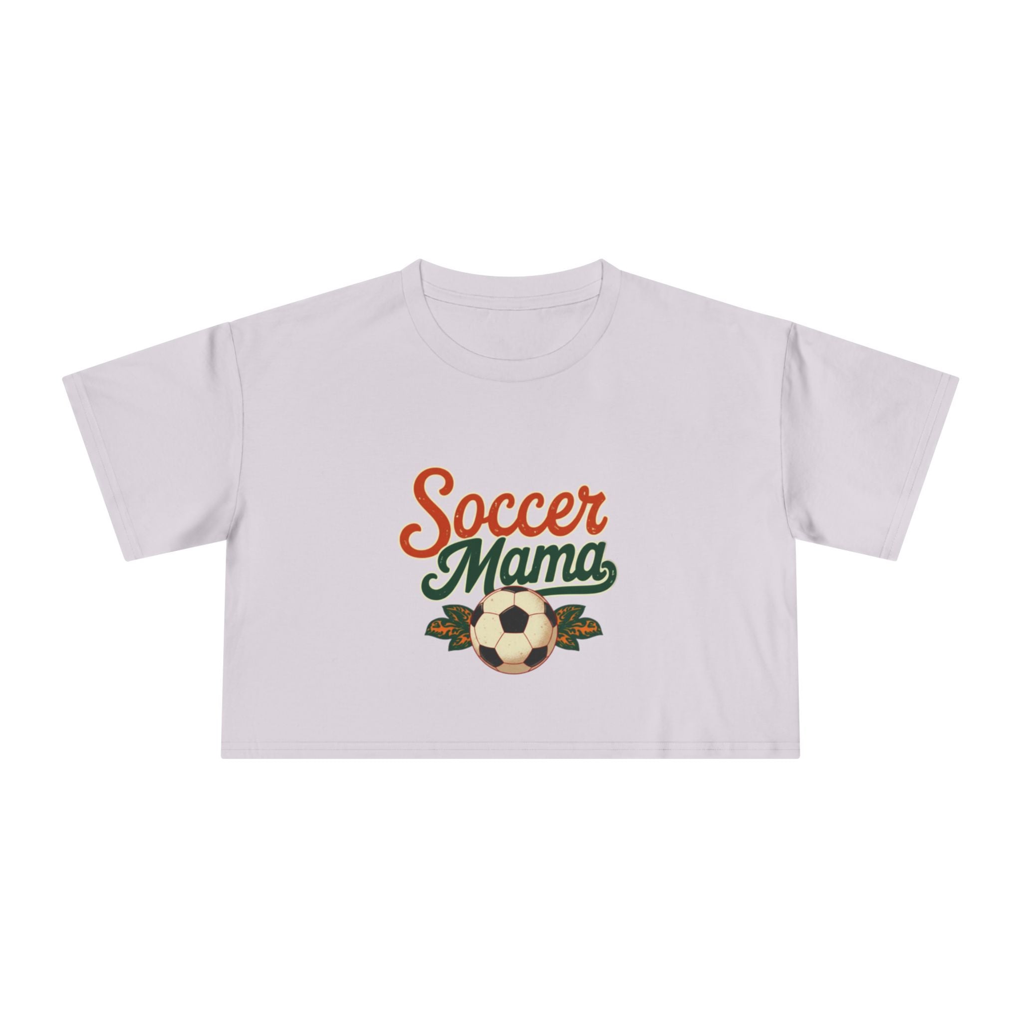 Soccer Mama Crop Tee | Retro Soccer Graphic, Mom Sports Top - Magnolia Wild SC