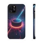 Neon Laser Hockey Puck Impact-Resistant Phone Case - Magnolia Wild SC