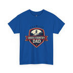 Retro Badge Style: The Vintage Cross Country Dad Shield Tee - Magnolia Wild SC