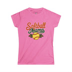 Retro Softball Mom Shirt - Vintage Style Shirt for Proud Softball Moms - Magnolia Wild SC