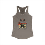 Lacrosse Mom Racerback Tank – Personalized Name & Number Option