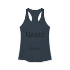 Volleyball Mom Racerback Tank – Personalized Name & Number Option | Lightweight Women’s Volleyball Tank Top - Magnolia Wild SC