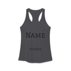 Volleyball Mom Racerback Tank – Personalized Name & Number Option | Lightweight Women’s Volleyball Tank Top - Magnolia Wild SC