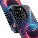 Neon Laser Hockey Puck Impact-Resistant Phone Case - Magnolia Wild SC