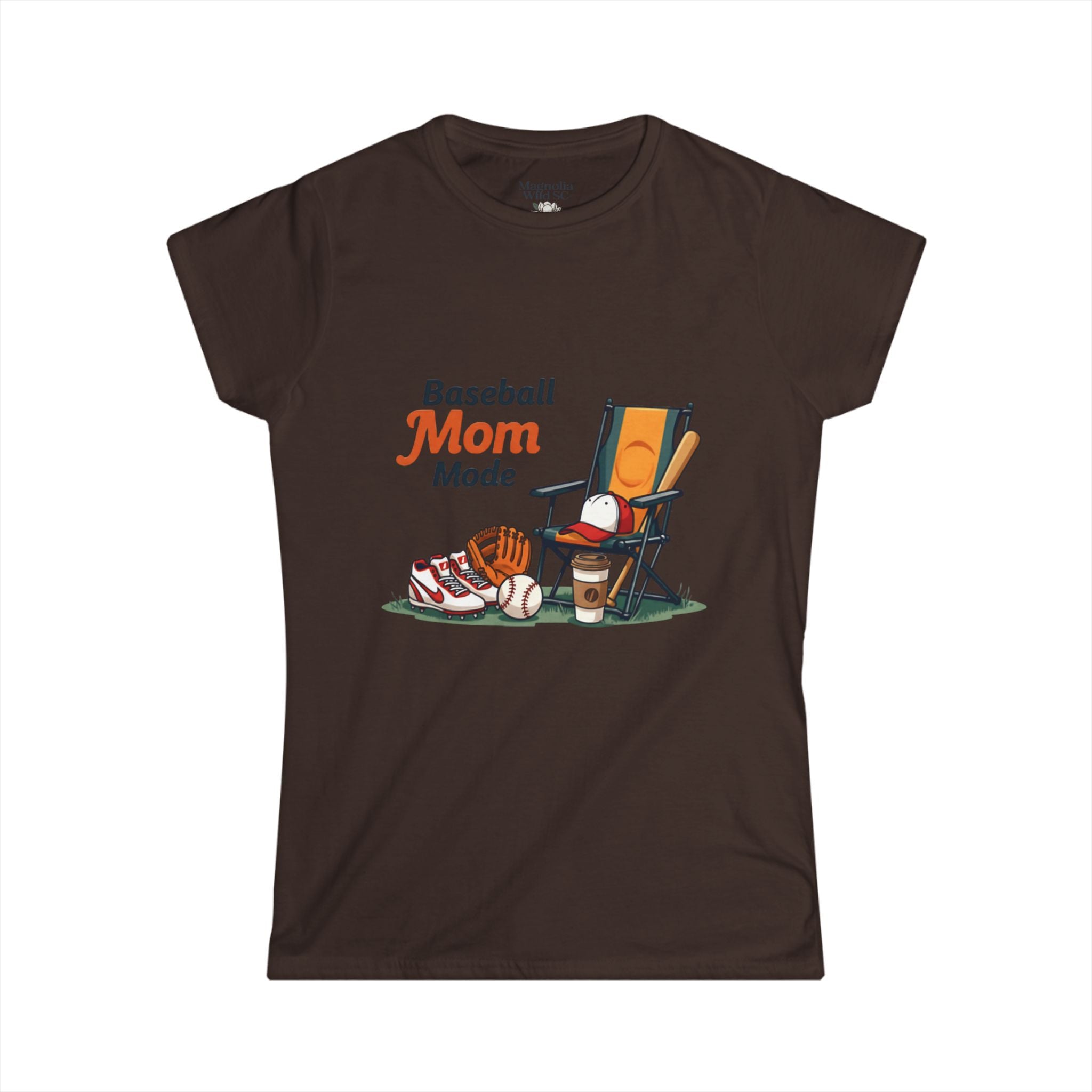 Baseball Mom Mode Tee - Magnolia Wild SC