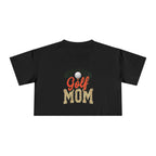 Golf Mom Cheetah Print Women's Crop Tee - Magnolia Wild SC