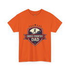 Retro Badge Style: The Vintage Cross Country Dad Shield Tee - Magnolia Wild SC