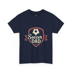 Retro Badge Style: The Vintage Soccer Dad Shield Tee - Magnolia Wild SC