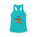 Lacrosse Mom Racerback Tank – Personalized Name & Number Option