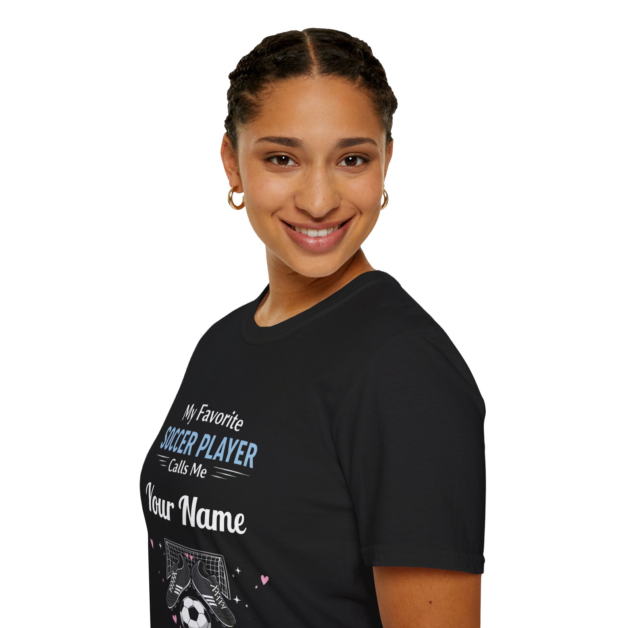 Personalized “My Favorite Soccer Player Calls Me” T-Shirt – Custom Name Soccer Tee - Magnolia Wild SC