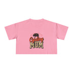 Cycling Mom Cheetah Print Crop Tee - Magnolia Wild SC