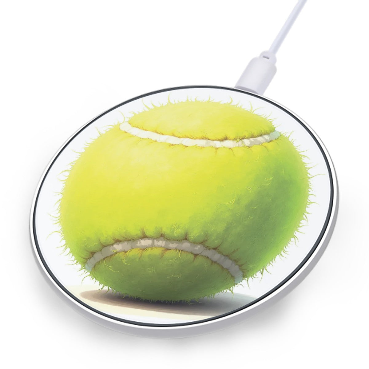 Tennis Ball Wireless Charging Pad - Sleek Wireless Charger for All Devices - Magnolia Wild SC