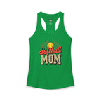 Softball Mom Racerback Tank – Personalized Name & Number Option - Magnolia Wild SC
