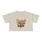 Football Mama Crop Tee | Retro Football Graphic, Mom Sports Top - Magnolia Wild SC