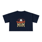 Volleyball Mom Cheetah Print Women's Crop Tee - Magnolia Wild SC