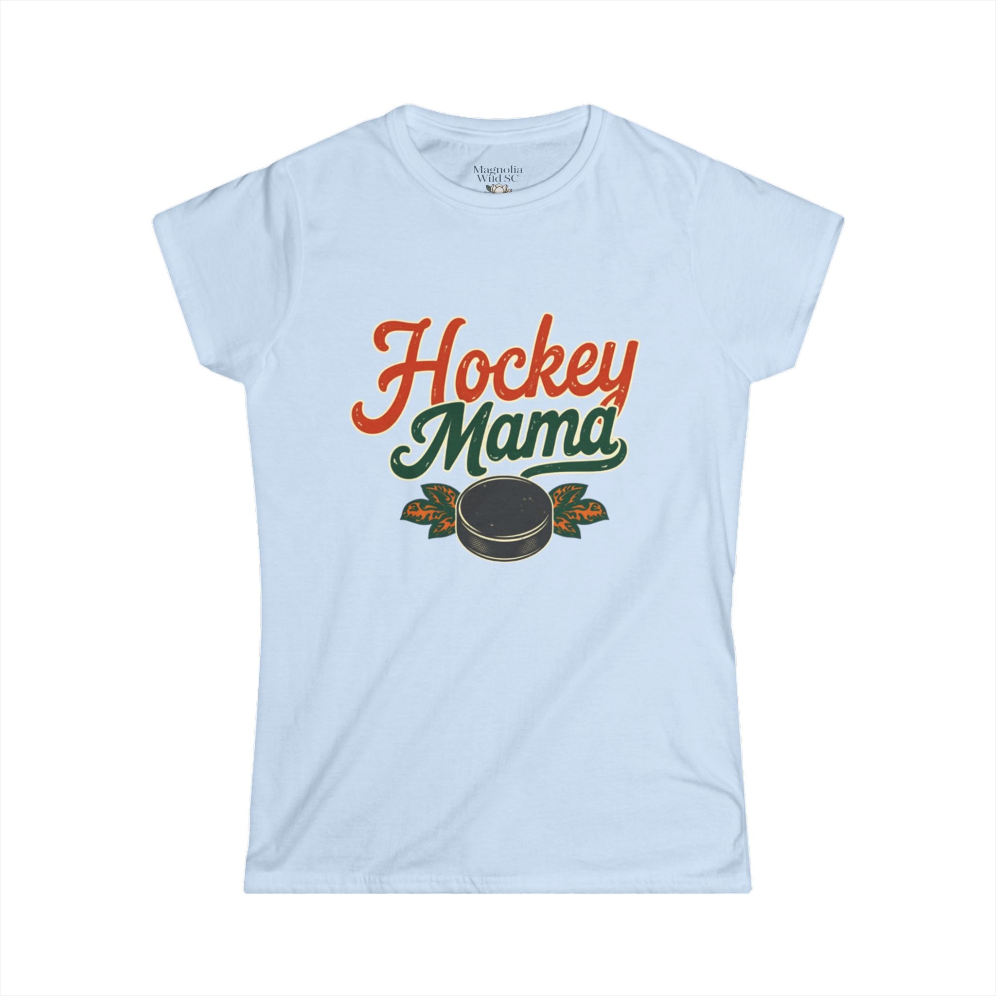 Vintage Inspired Hockey Mama Tee - Magnolia Wild SC