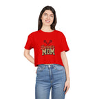 Lacrosse Mom Cheetah Print Women's Crop Tee - Magnolia Wild SC