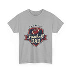 Retro Badge Style: The Vintage Football Dad Shield Tee