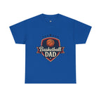 Retro Court Style: The Vintage Basketball Dad Shield Tee - Magnolia Wild SC