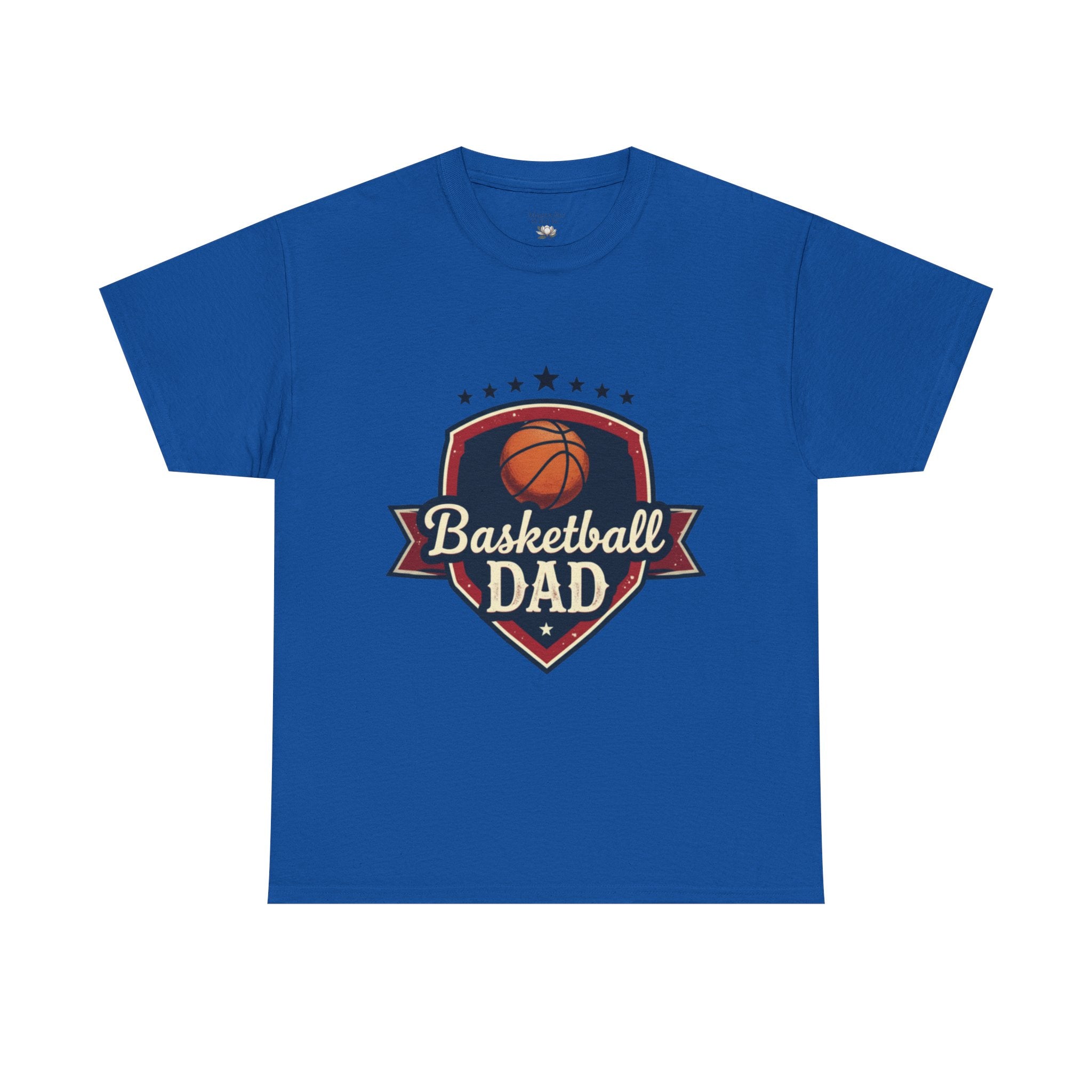 Retro Court Style: The Vintage Basketball Dad Shield Tee - Magnolia Wild SC