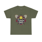 Retro Badge Style: The Vintage Tennis Dad Shield Tee