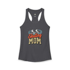Figure Skating Mom Racerback Tank – Personalized Name & Number Option | Lightweight Women’s Figure Skating Tank Top - Magnolia Wild SC