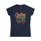 Retro Cycling Mama Tee - Magnolia Wild SC