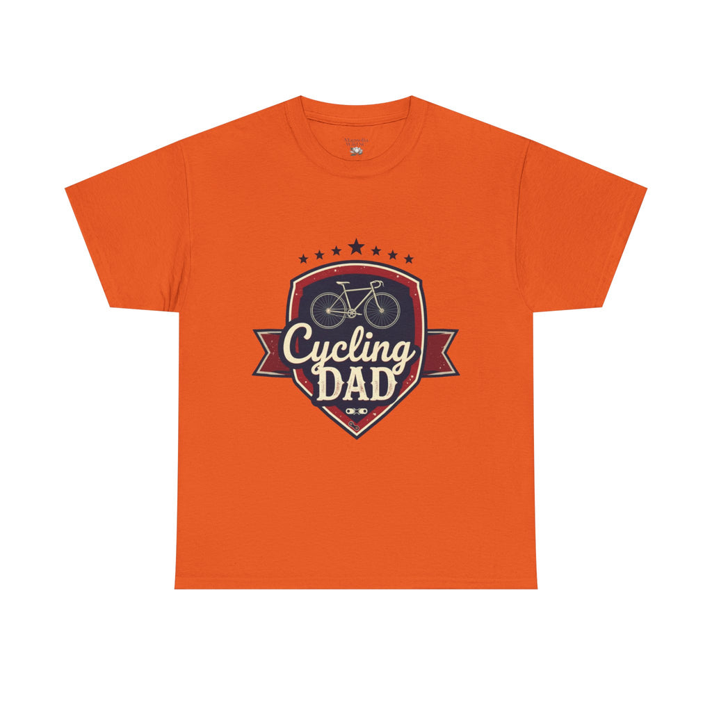 Retro Badge Style: The Vintage Cycling Dad Shield Tee - Magnolia Wild SC