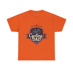Retro Badge Style: The Vintage Cycling Dad Shield Tee - Magnolia Wild SC