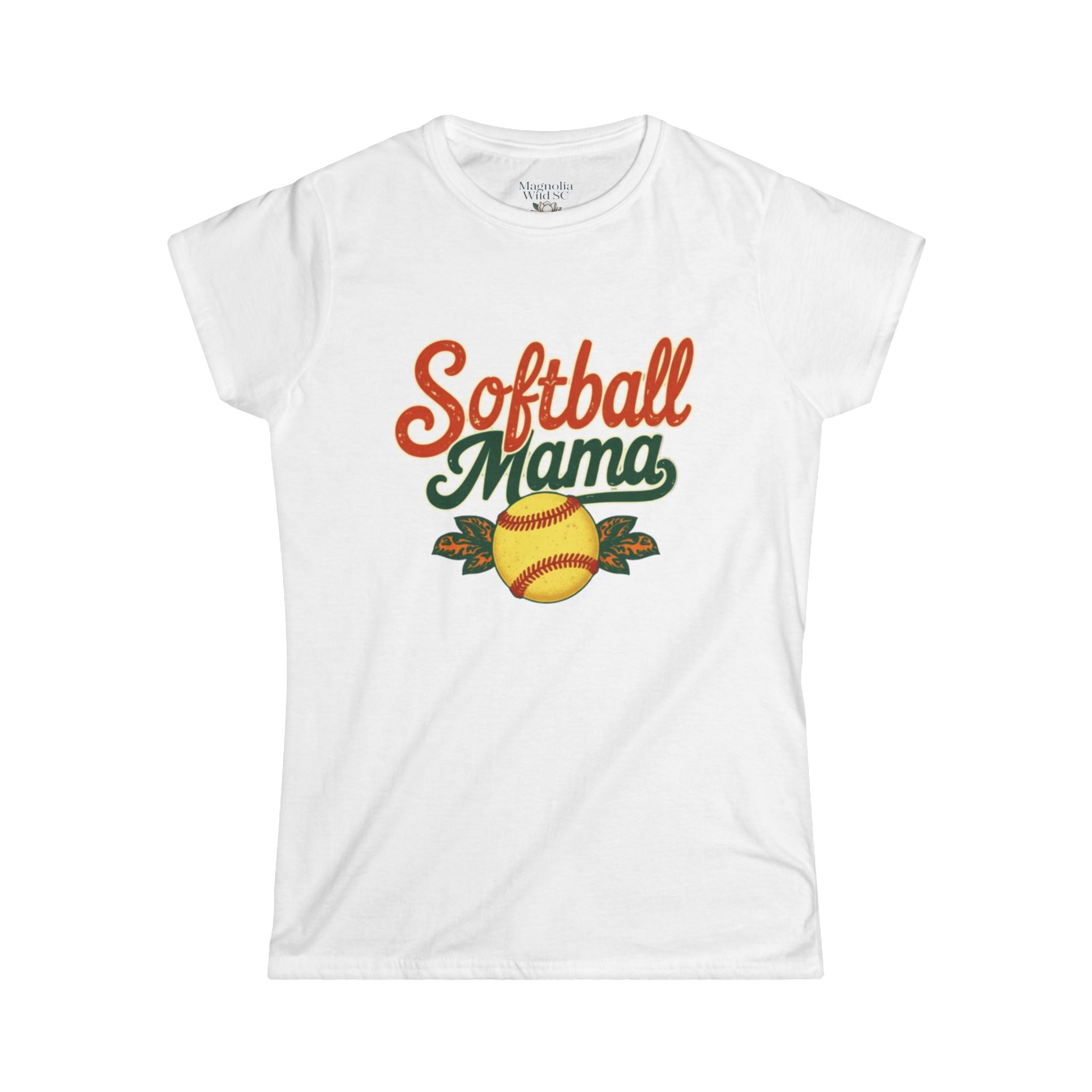 Retro Softball Mom Shirt - Vintage Style Shirt for Proud Softball Moms