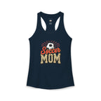 Soccer Mom Racerback Tank – Personalized Name & Number Option | Lightweight Women’s Soccer Tank Top - Magnolia Wild SC