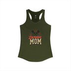 Lacrosse Mom Racerback Tank – Personalized Name & Number Option