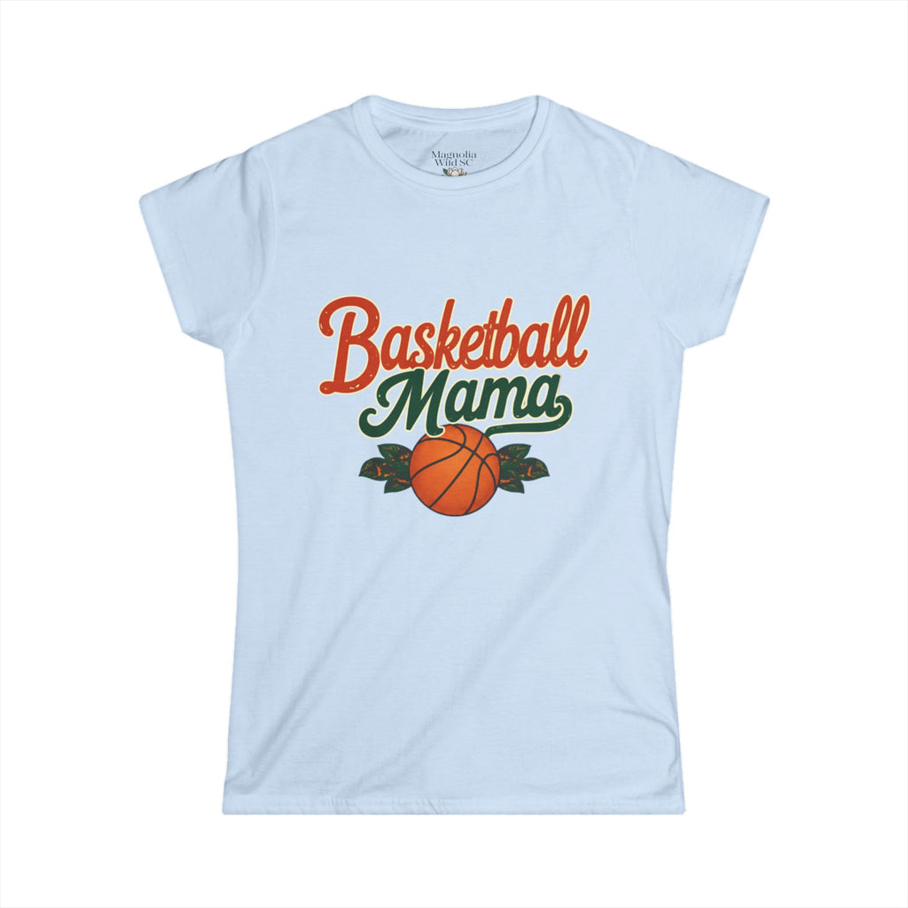 Vintage Inspired Basketball Mama Tee - Magnolia Wild SC