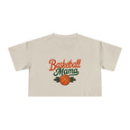 Basketball Mama Crop Tee | Retro Basketball Graphic, Mom Sports Top - Magnolia Wild SC