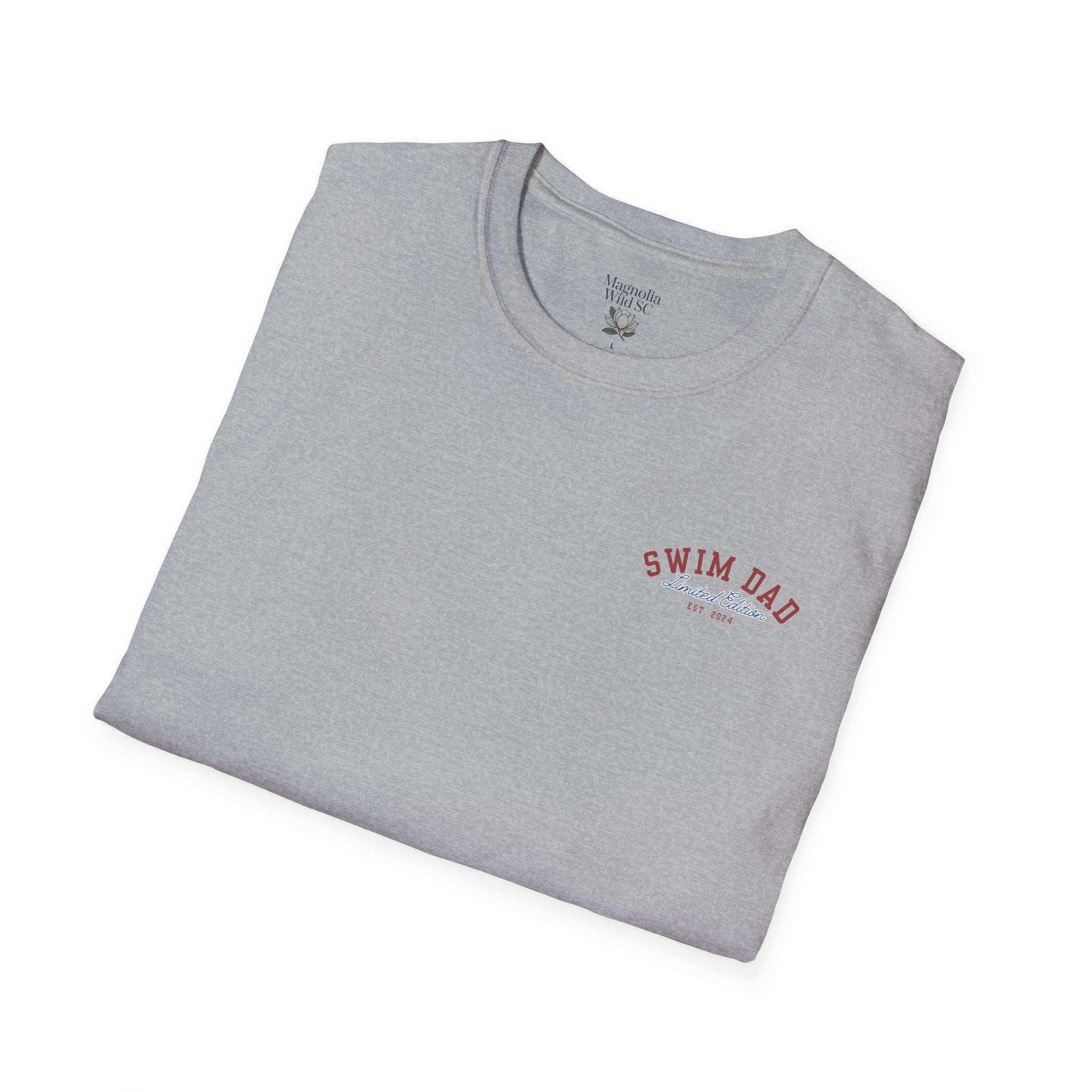Proud Girl Dad Swim T-Shirt - Perfect Gift for Swim Dads - Magnolia Wild SC