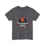 Retro Court Style: The Vintage Basketball Dad Shield Tee - Magnolia Wild SC