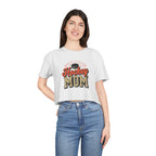 Hockey Mom Cheetah Print Women's Crop Tee - Magnolia Wild SC