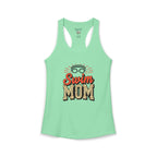 Swim Mom Racerback Tank – Personalized Name & Number Option