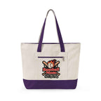Personalized Baseball Mom Zipppered Tote - ‘Can’t Keep Calm, It’s Game Day’ Tote