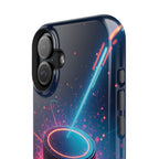 Neon Laser Hockey Puck Impact-Resistant Phone Case - Magnolia Wild SC