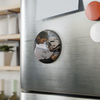 Custom Photo Button Magnet — Round Keepsake for Players & Parents - Magnolia Wild SC
