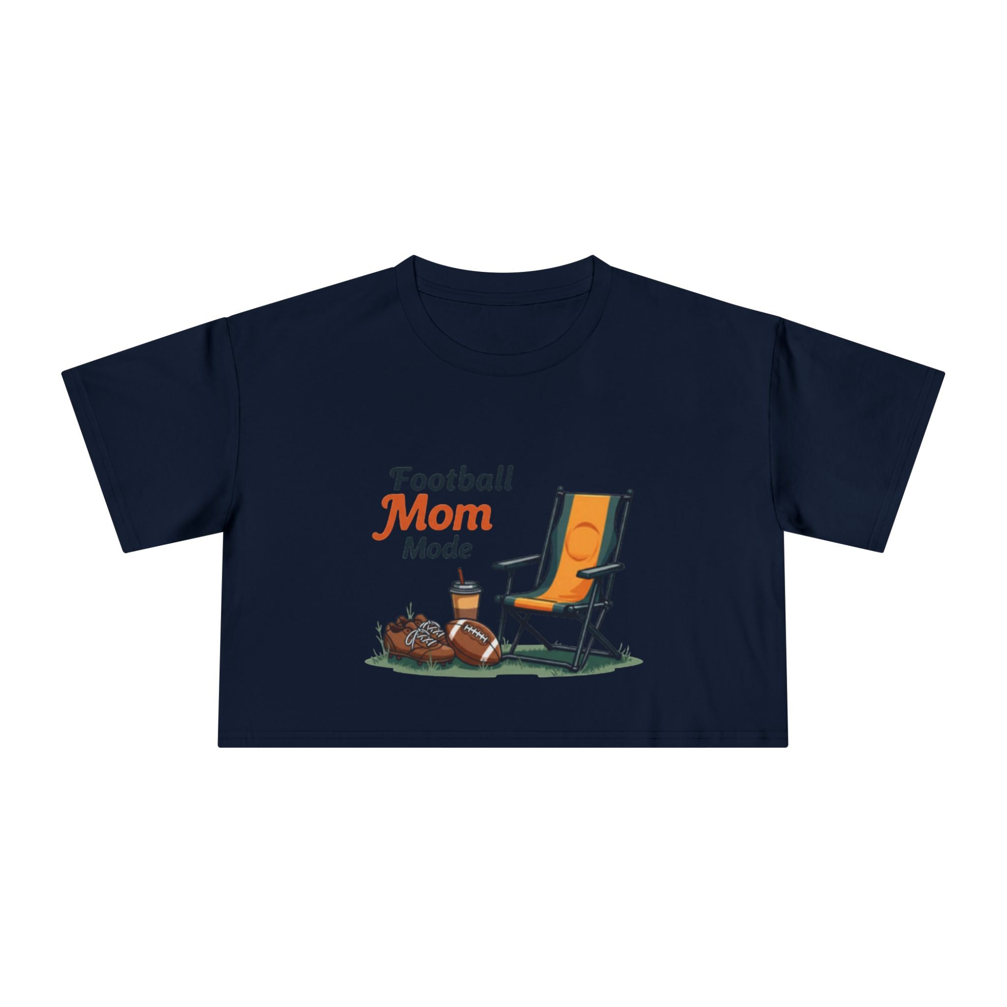 Football Mom Mode Crop Tee - Magnolia Wild SC