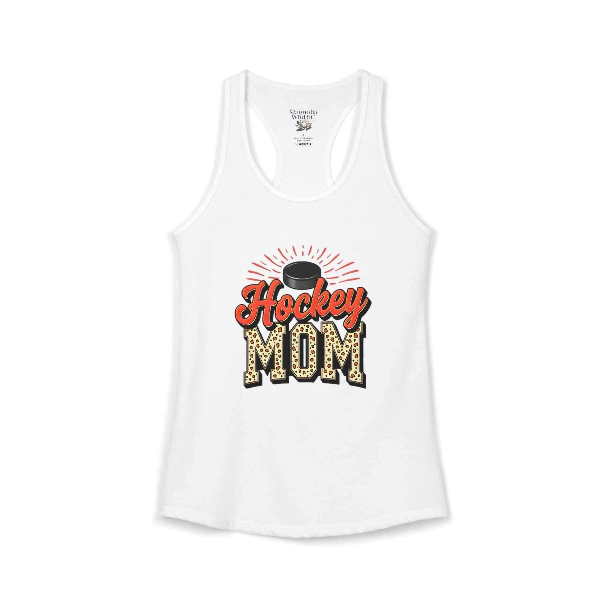 Hockey Mom Racerback Tank – Personalized Name & Number Option