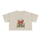 Golf Mom Cheetah Print Women's Crop Tee - Magnolia Wild SC