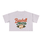 Baseball Mama Crop Tee | Retro Baseball Graphic, Mom Sports Top - Magnolia Wild SC