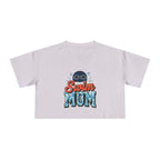 Swim Mom Print Crop Tee - Magnolia Wild SC