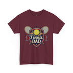 Retro Badge Style: The Vintage Tennis Dad Shield Tee
