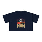 Soccer Mom Cheetah Print Women's Crop Tee - Magnolia Wild SC